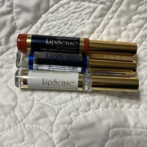 Red Cherry LipSense, Glossy lip gloss, and Oops remover